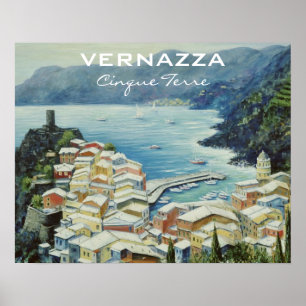 Póster Vernazza Cinque Terre Italia