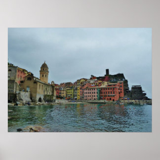 Póster Vernazza, Cinque Terre, Italia