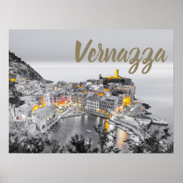 Póster Vernazza Cinque Terre Liguria Regalo Bella Artes d