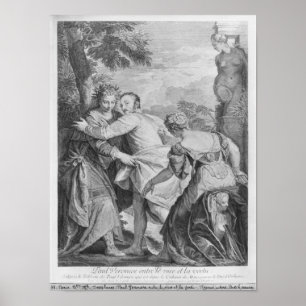 Póster Veronés entre el vicio y la virtud