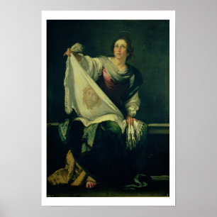 Póster Veronica del St., 1625-30 (aceite en lona)