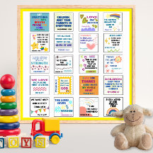 Versículo bíblico de memoria para niños lindos