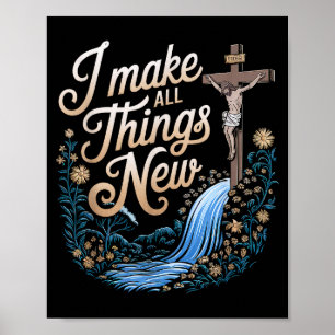 Póster Versículo Bíblico Fe Cristiana Cristianismo Iglesi