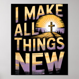 Póster Versículo Bíblico Fe Cristiana Iglesia Cristianism