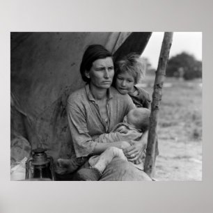 Póster Versión alternativa de la madre migrante