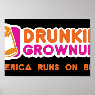 Póster Versión de Drunkin Grownups America