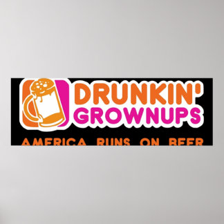 Póster Versión de Drunkin Grownups America