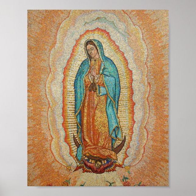 Póster Versión De Nuestra Señora De Guadalupe (Frente)
