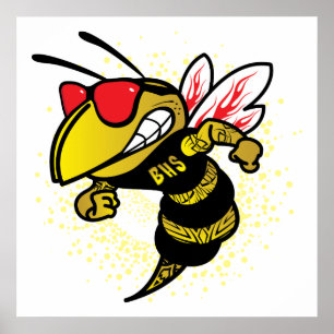 PÓSTER VERSIÓN "FUNKY" DE LA ESCUELA ALTA DE BERKELEY, YE