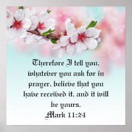 Póster Verso de la Biblia