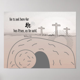 Póster Verso de la Biblia de Pascua