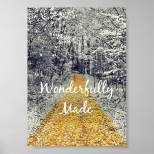 Póster Verso de la Biblia hecha maravillosamente