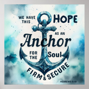 Póster Verso de la Biblia poster Cristiano