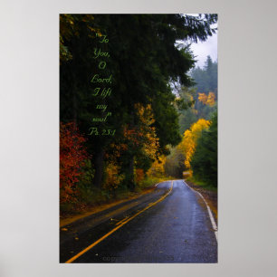 Póster Verso del esplendor w/Scripture del camino de