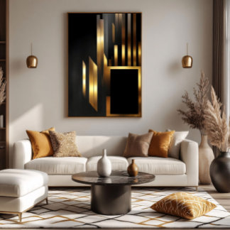 Póster Vertical Art Deco Elegance