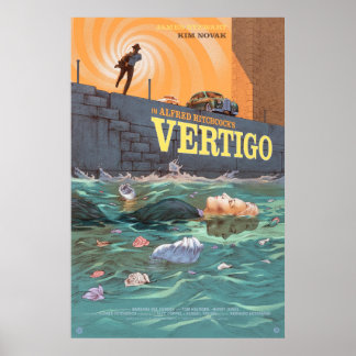 PÓSTER VERTIGO (1958) - POSTER DE PELÍCULAS