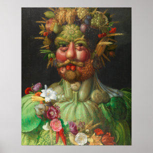 Póster Vertumnus c. 1591 por Giuseppe Arcimboldo