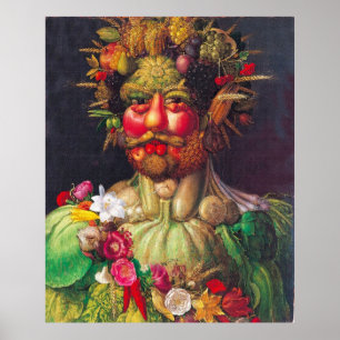 Póster Vertumnus - Giuseppe Arcimboldo