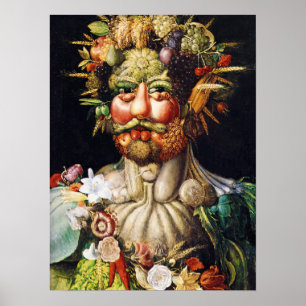 Póster Vertumnus (Retrato de Rudolf II) por Arcimboldo