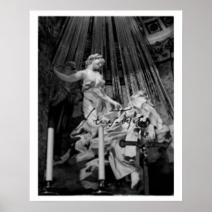 Póster Verzückung der Heiligen Theresa von Avila Bernini