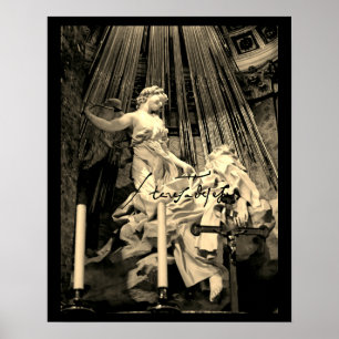 Póster Verzückung der Heiligen Theresa von Avila Bernini