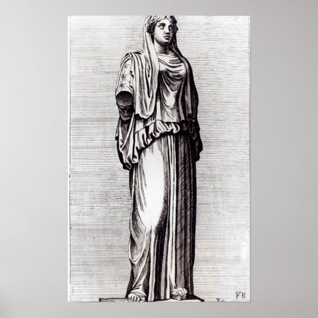 Póster Vestal Virgin, c.1653 (Frente)