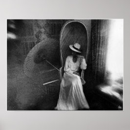 Póster Vestido blanco - Poster