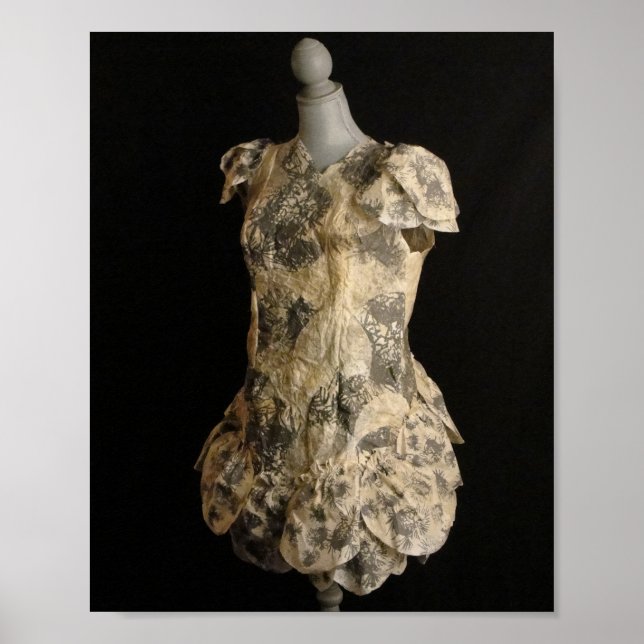 Póster Vestido de filtro de café - Vestido de traje (Frente)