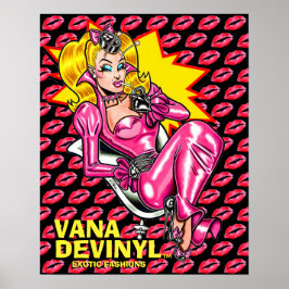 Póster Vestido de goma Vana DeVinyl™