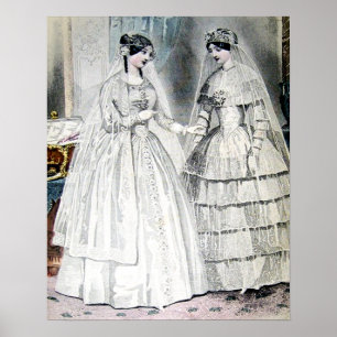 Póster Vestido de Novia Vintage Bride