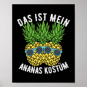 Póster Vestido De Piña De Alegre Vestido Vestir El Ist Mi