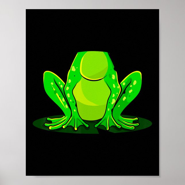 Póster Vestido de rana Halloween Toad Niños Hombres Mujer (Frente)