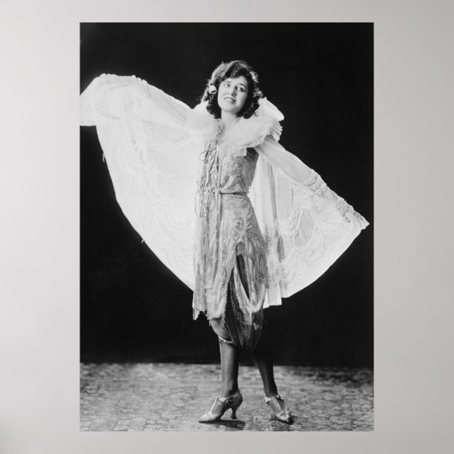 Póster Vestido estilo flapper, años 20 (Frente)