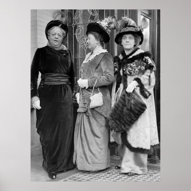 Póster Vestidos a las Nueve, 1915 (Frente)