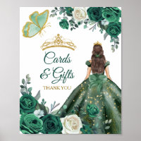 Vestidos verde esmeralda Tarjetas y Regalos de Qui