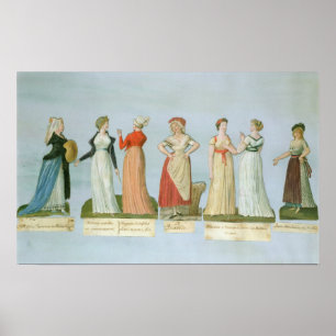 Póster Vestidos y disfraces de moda