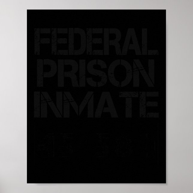 Póster Vestimenta de prisionero en prisión federal de Hal (Frente)