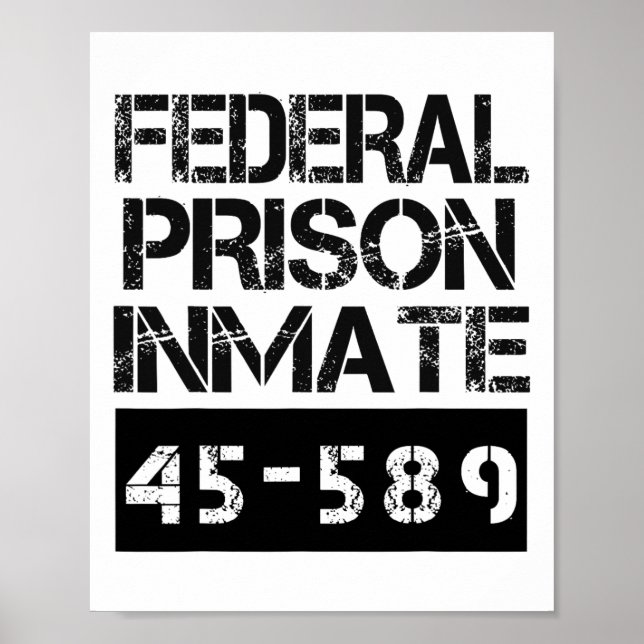 Póster Vestimenta de prisionero en prisión federal de Hal (Frente)