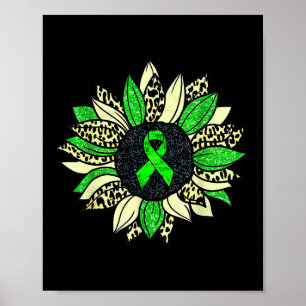 Póster Vestir el verde del girasol Riñón Enfermedad Conci