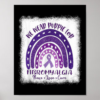 Póster Vestir En Mayo Púrpura Fibromialgia Sensibilizació