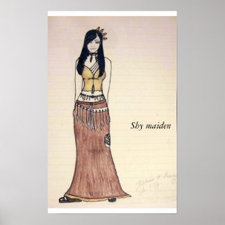 Póster Vestir la parte, Shy maiden