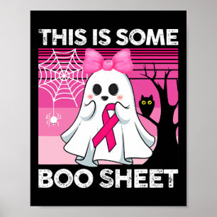 Póster Vestuario De Halloween De Fantasma Rosa Este Es Un