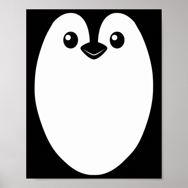 Póster Vestuario Penguin Halloween Para Hombres Mujeres N (Frente)