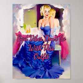 Póster Vestuario Pinup moviestar de 1950, por Gil Elvgren