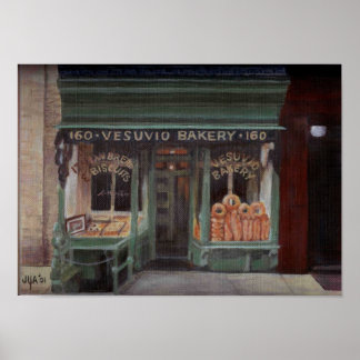 Póster Vesuvio Bakery NYC