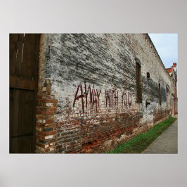 Póster Vete de aquí