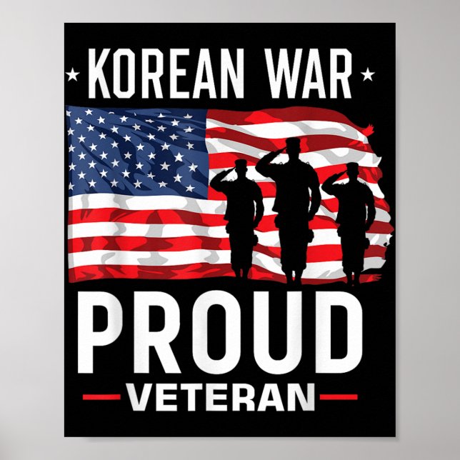 Póster Veterano de guerra de Corea (Frente)