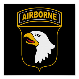 Póster Veterano de la División Aerotransportada 101