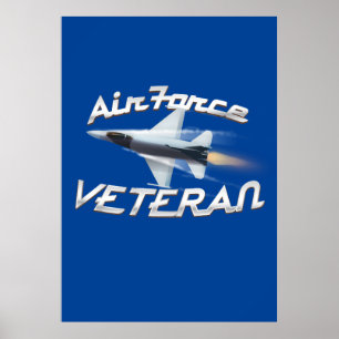 Póster Veterano de la Fuerza Aérea