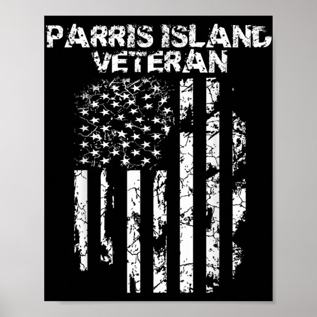 Póster Veterano de la isla de Parris (Frente)